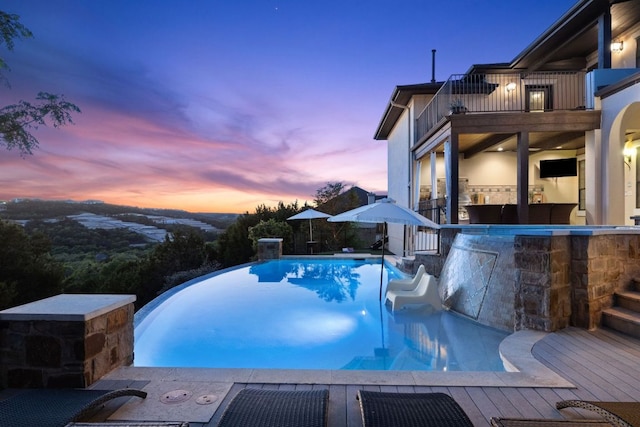 3708 Lajitas, Leander, TX 78641 - view of pool with an infinity pool