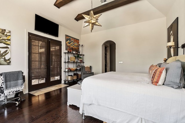 3708 Lajitas, Leander, TX 78641 - bedroom featuring arched walkways and wood finished floors