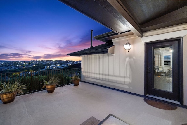 3708 Lajitas, Leander, TX 78641 - patio terrace at dusk with a balcony