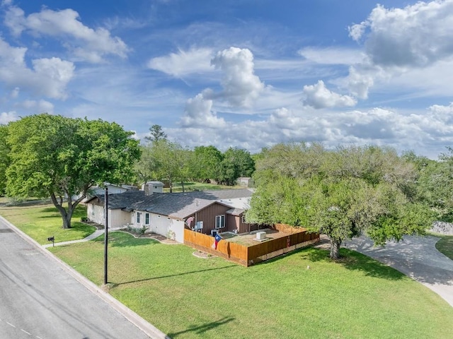 110 Live Oak St, Gonzales, TX 78629 - drone / aerial view