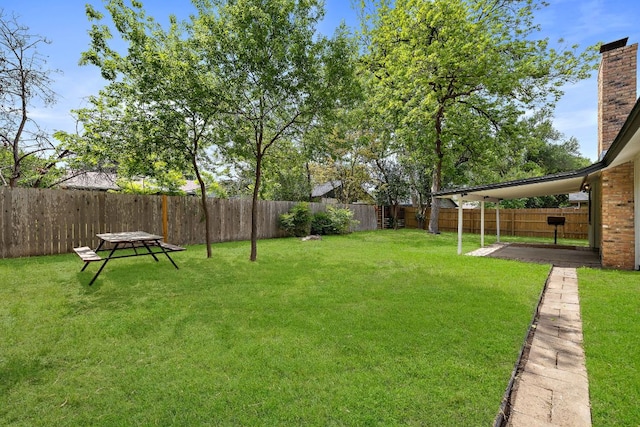1337 Neans Dr, Austin, TX 78758 - view of yard featuring a fenced backyard