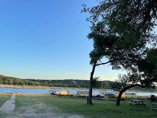 property view of water