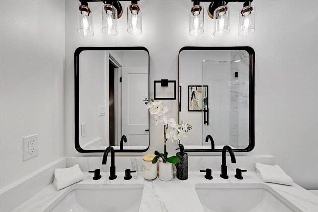5000 Pack Saddle Pass, Austin, TX 78745 - full bath featuring double vanity and a shower