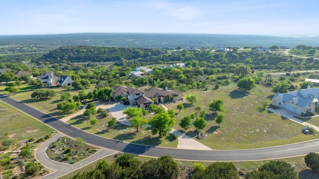 bird's eye view featuring a residential view