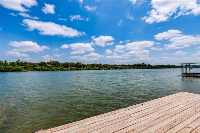 638 Oak Ln, Cottonwood Shores, TX 78657 - dock featuring a water view