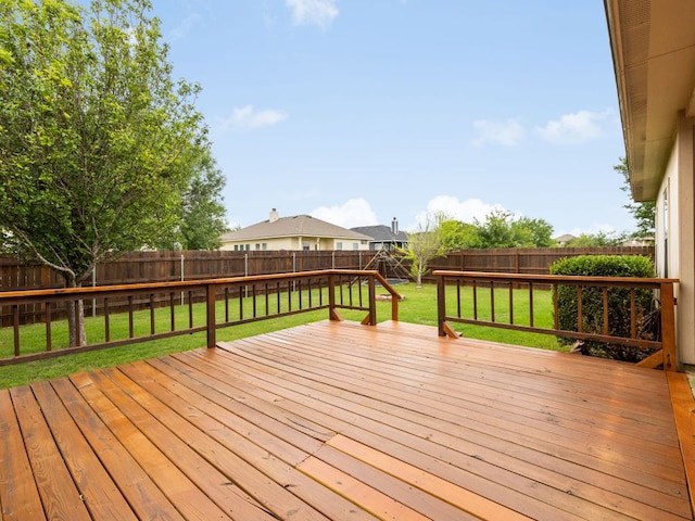 116 Brown St, Hutto, TX 78634 - view of wooden terrace