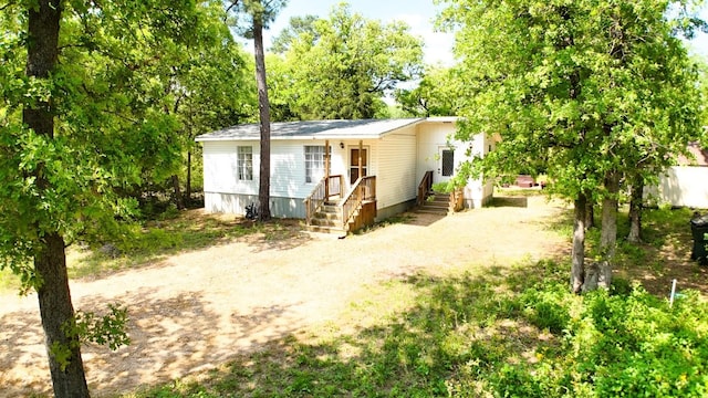 view of front of home