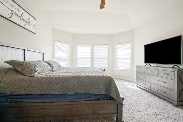 10310 Mager Ln, Hutto, TX 78634 - bedroom featuring carpet, multiple windows, baseboards, and ceiling fan