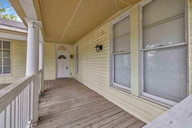 view of deck