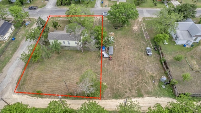 401 Shaw St, Taylor, TX 76574 - aerial overview of property's location with property boundaries highlighted