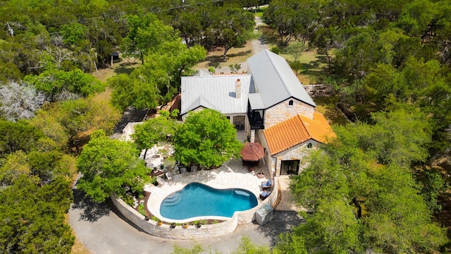 aerial view