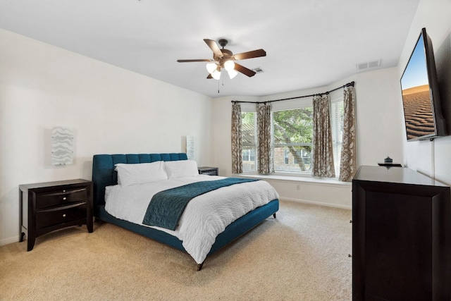 3614 Turkey Path Bnd, Cedar Park, TX 78613 - bedroom featuring light carpet and a ceiling fan