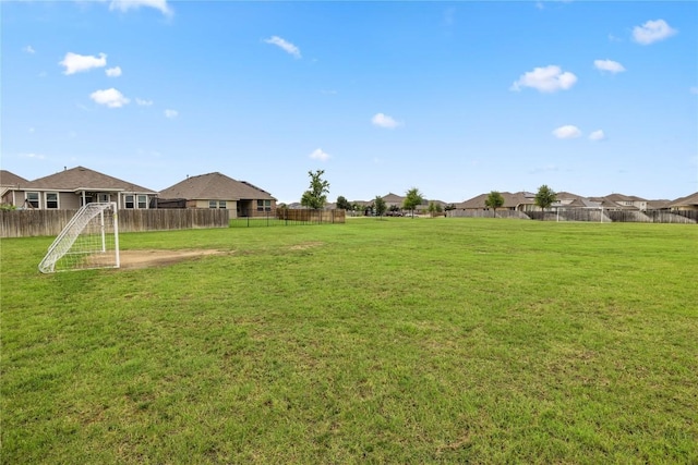 8060 Massa Dr, Round Rock, TX 78665 - view of yard with a sport area and a residential view