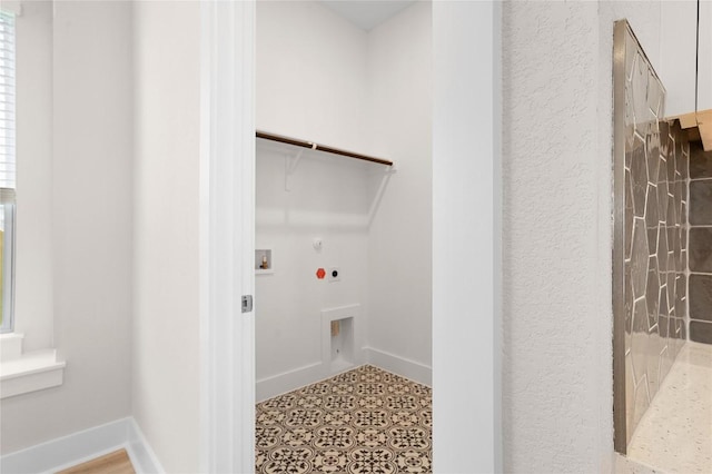101 Golden Sage Ave, Georgetown, TX 78633 - laundry area featuring electric dryer hookup, hookup for a gas dryer, and hookup for a washing machine