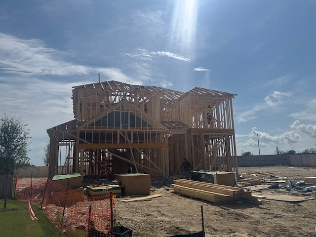 101 Golden Sage Ave, Georgetown, TX 78633 - back of house with stairway