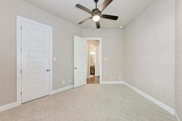 4228 Hannover Way, Round Rock, TX 78681 - unfurnished bedroom featuring carpet, a ceiling fan, and baseboards