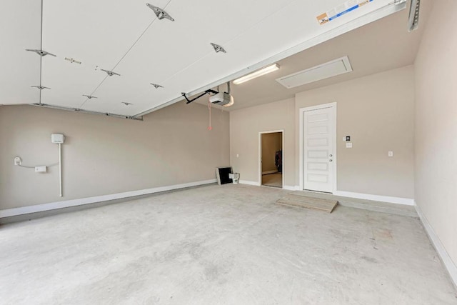 4228 Hannover Way, Round Rock, TX 78681 - garage featuring a garage door opener and baseboards