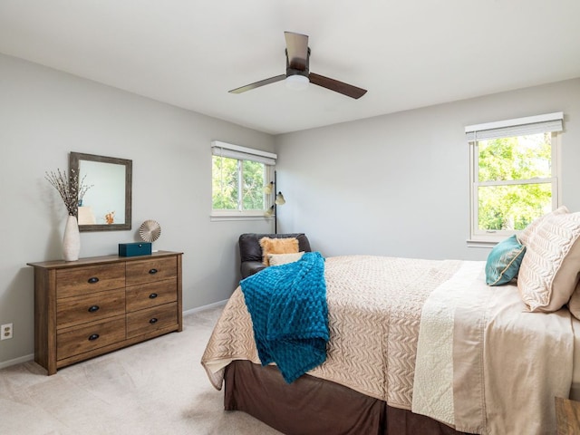 9200 Collingwood Dr, Austin, TX 78748 - carpeted bedroom with baseboards and a ceiling fan