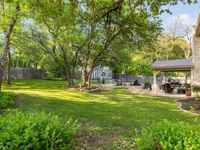 9200 Collingwood Dr, Austin, TX 78748 - view of yard with a patio
