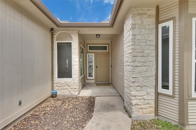 3100 Jubilee Trl, Austin, TX 78748 - property entrance with stone siding
