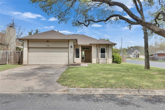 3100 Jubilee Trl, Austin, TX 78748 - view of front of property featuring an attached garage, concrete driveway, and a shingled roof