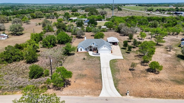 drone / aerial view