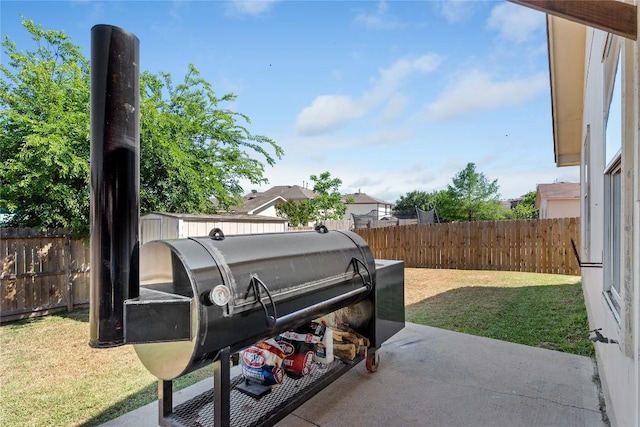 6801 Campina Xing, Del Valle, TX 78617 - fenced backyard with a patio