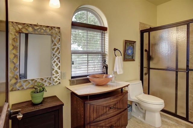 134 River Forest Dr, Bastrop, TX 78602 - full bath with a shower stall and vanity