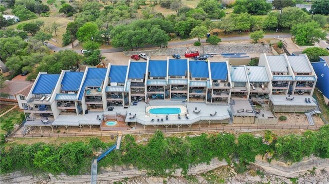 drone / aerial view