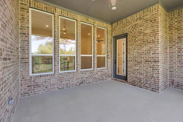 394 Leaning Rock Rdg, Austin, TX 78737 - view of patio / terrace with a ceiling fan
