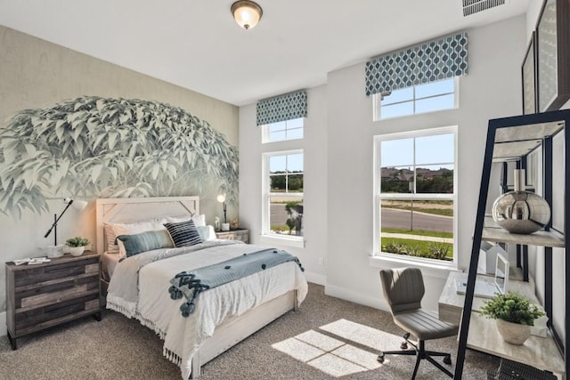 237 San Xavier St, Georgetown, TX 78633 - bedroom featuring multiple windows, carpet floors, and baseboards