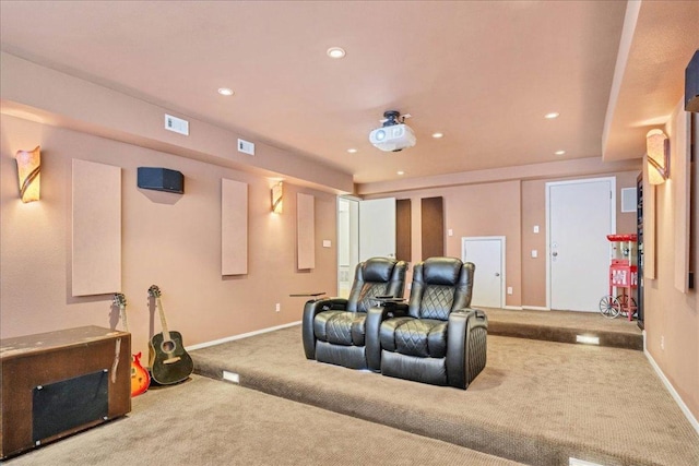 8509 Appalachian Dr, Austin, TX 78759 - cinema room with carpet floors and recessed lighting