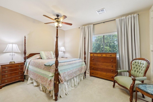 190 Estrella Xing, Georgetown, TX 78628 - carpeted bedroom featuring ceiling fan