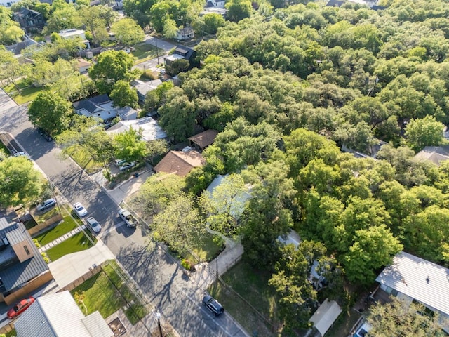 2608 S 2nd St, Austin, TX 78704 - aerial view of property and surrounding area with nearby suburban area