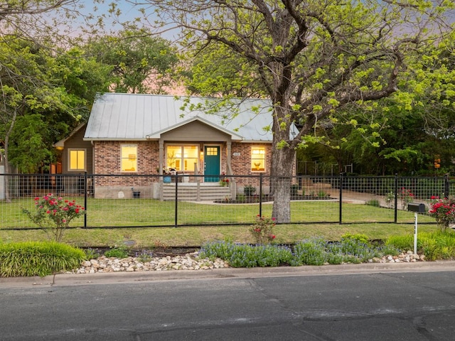 2608 S 2nd St, Austin, TX 78704 - ranch-style home featuring brick siding and metal roof