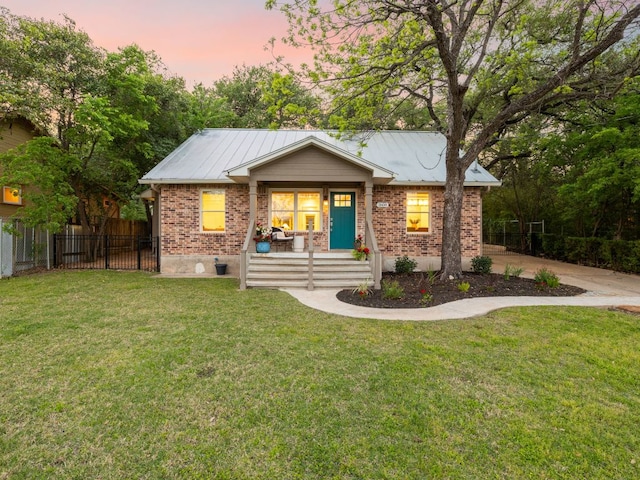 2608 S 2nd St, Austin, TX 78704 - ranch-style home with covered porch and brick siding