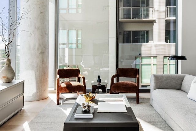 44 E Ave Unit 2301, Austin, TX 78701 - interior space with outdoor lounge area