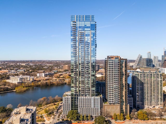 44 E Ave Unit 2301, Austin, TX 78701 - property's view of city with a water view