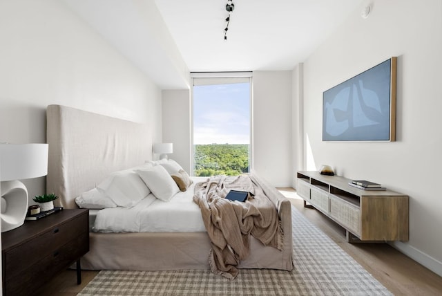 44 E Ave Unit 2301, Austin, TX 78701 - bedroom featuring wood finished floors