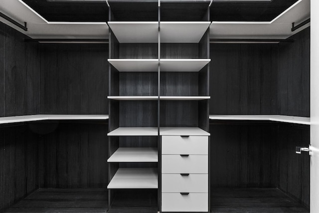 44 E Ave Unit 2301, Austin, TX 78701 - spacious closet featuring wood finished floors