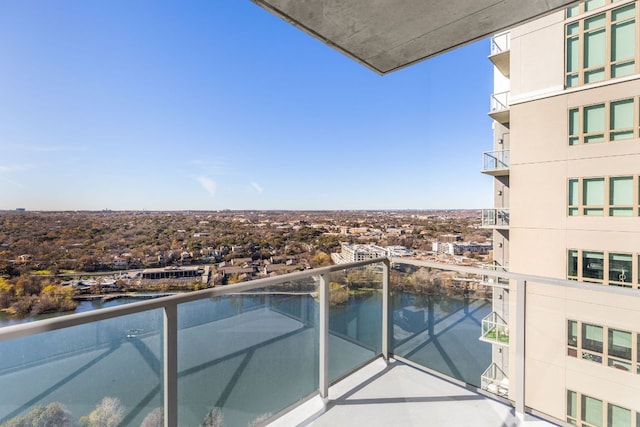 44 E Ave Unit 2301, Austin, TX 78701 - balcony featuring a water view