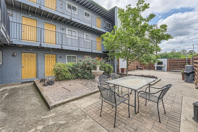 3815 Guadalupe St Unit 103, Austin, TX 78751 - view of patio / terrace with outdoor dining area