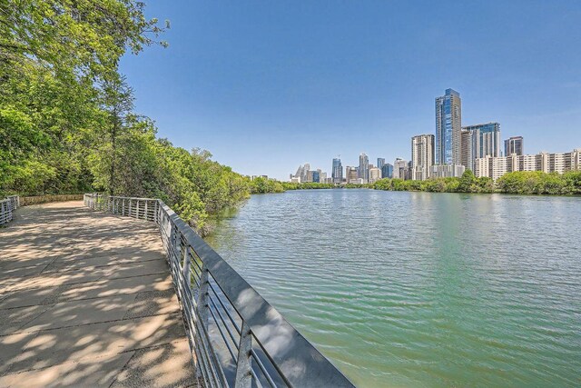 2213 Rebel Rd, Austin, TX 78704 - property view of water featuring a view of city