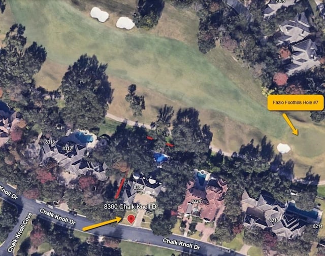8300 Chalk Knoll Dr, Austin, TX 78735 - map of property location