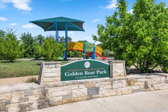 30305 Tiger Woods Dr, Georgetown, TX 78628 - view of community / neighborhood sign