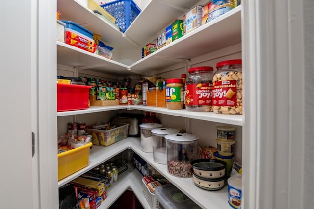 view of pantry
