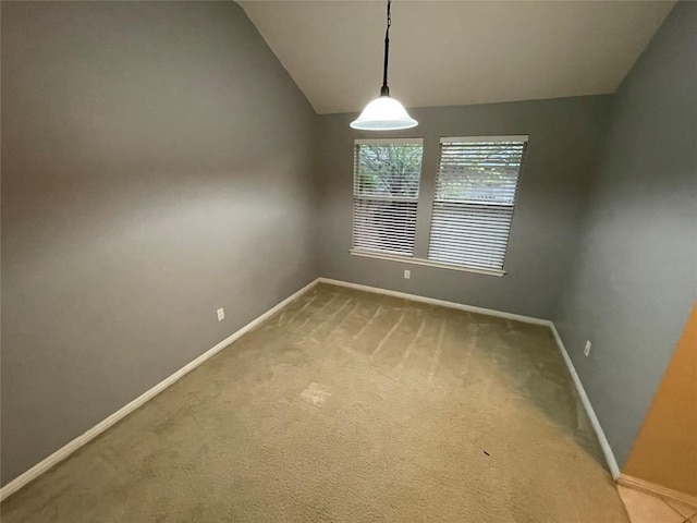 1709 Bush Coat Ln, Austin, TX 78754 - empty room featuring lofted ceiling and carpet