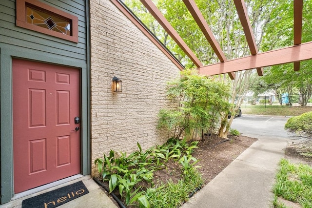 3815 Menchaca Rd Unit 5, Austin, TX 78704 - entrance to property featuring brick siding