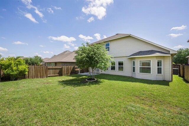 1812 Hidden Springs Path, Round Rock, TX 78665 - back of house with central AC unit