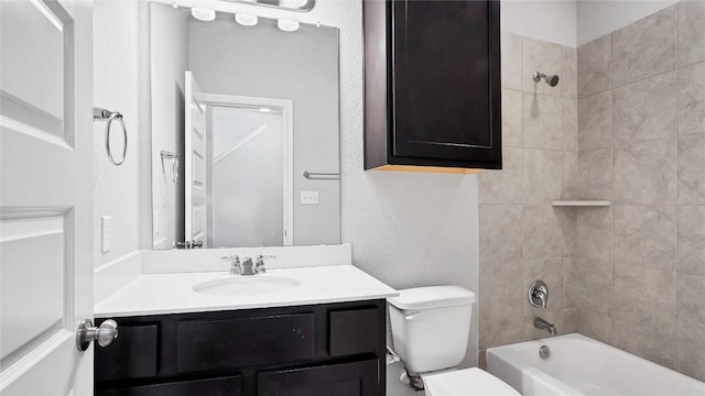 1837 Artesian Springs Xing, Leander, TX 78641 - full bath featuring shower / bath combination, vanity, and toilet